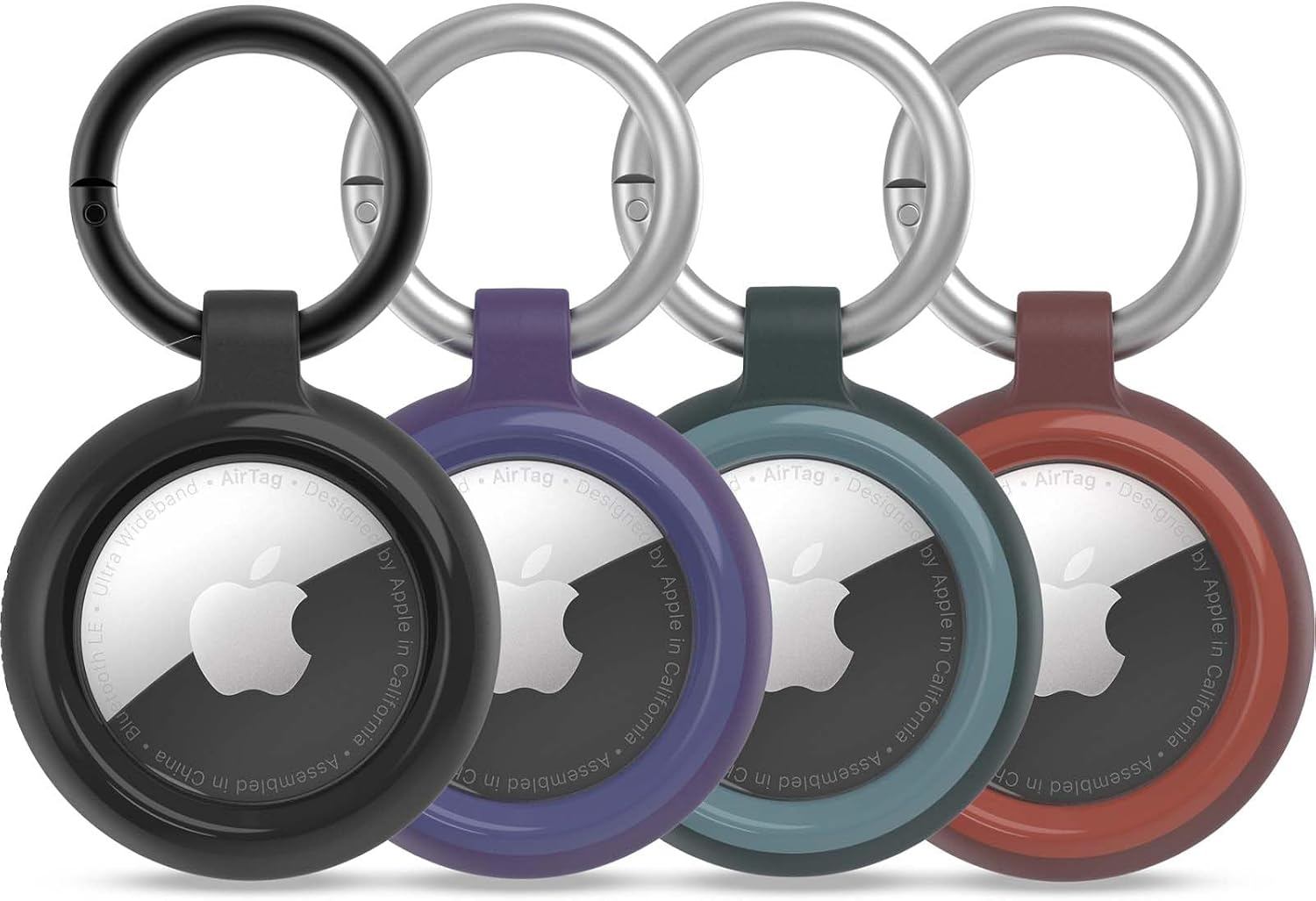 Otterbox Sleek Tracker Case for Apple Airtag (4 Pack) - Brew Neutrals