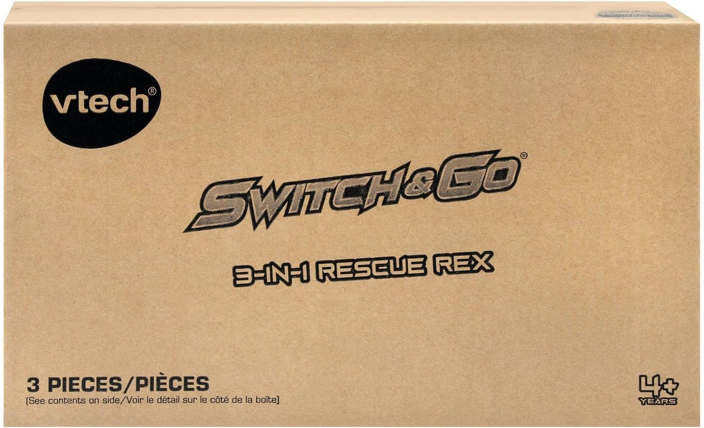 Vtech Switch and Go 3-In-1 Rescue Rex (Frustration Free Packaging) image number 4