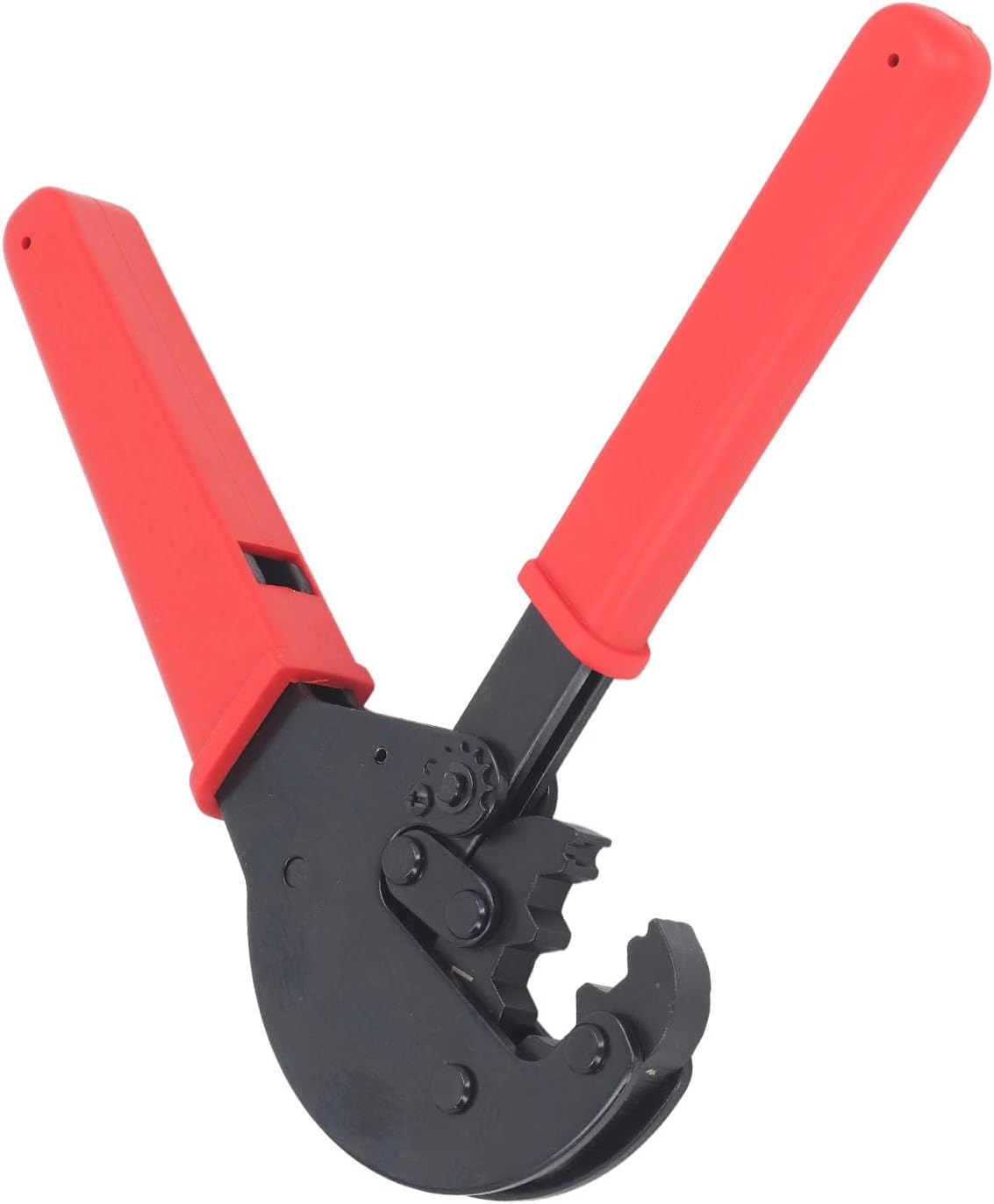 9 Inch Coax Crimping Tool,0.1In 0.359In 0.406In Accurate Hex Coax Cable Crimper Wire Crimping Tool Coaxial Compression Tool Hex Crimp Tool for F 59