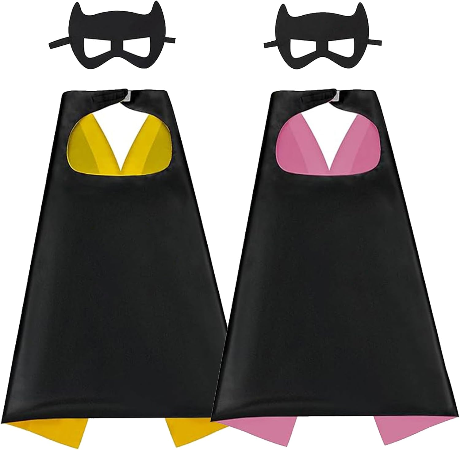 Kids Superhero Dress up Sets, Capes and MASK Costumes for Christmas, Birthday Party Gifts