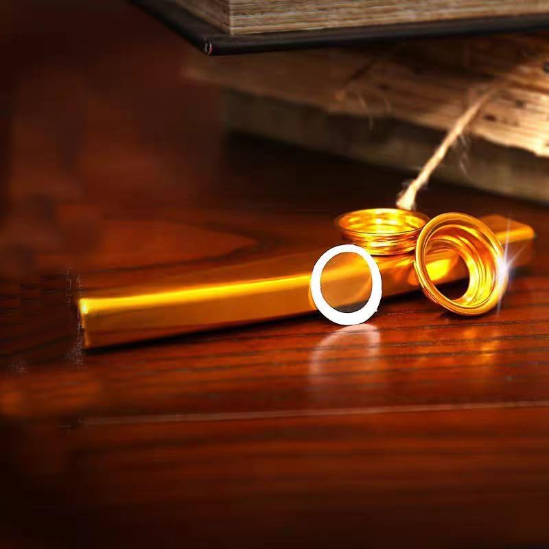 Metal Kazoos, Musical Instruments, Kazoo Flutes, Party Favor, Gift Bag Fillers, Entertainment Gift 6 Pack image number 1