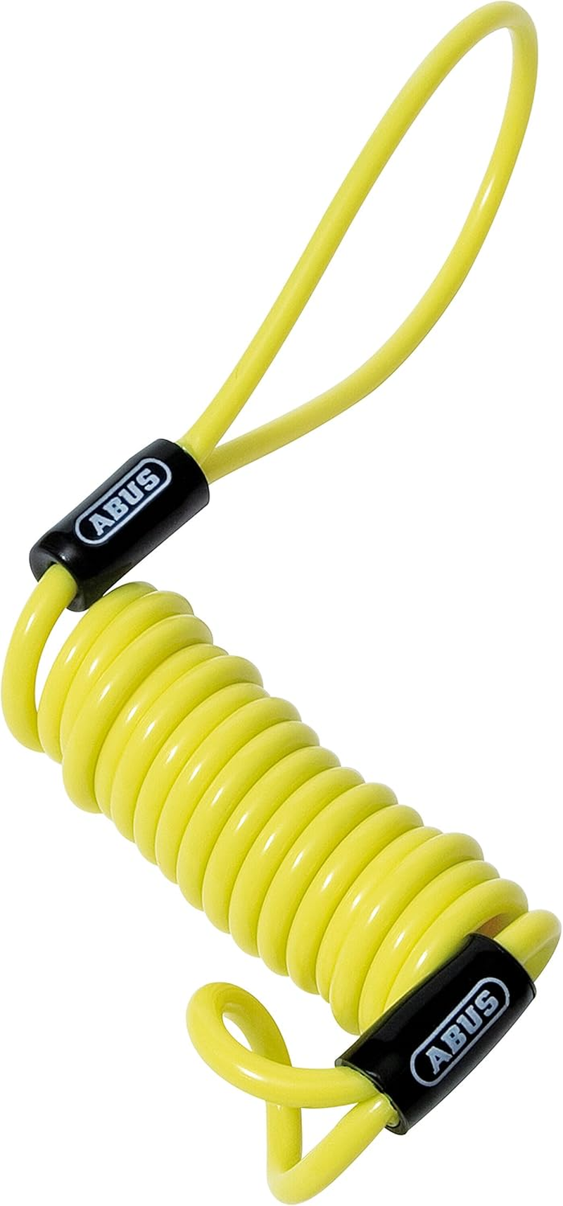 ABUS Memory Cable - Reminder Cable for Visual Reminder of the Brake Disc Lock - for Motorbike Security, Yellow