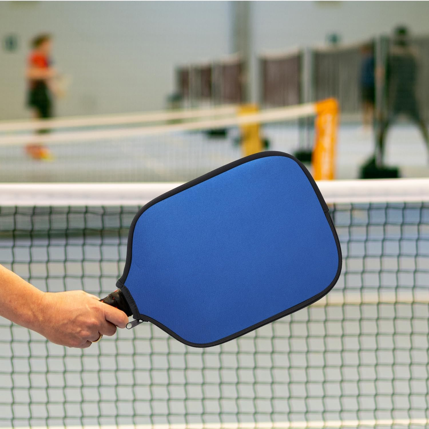 2Pcs Pickleball Paddle Covers, Waterproof Neoprene Pickle Ball Covers Protective Pickleball Racket Holder Sleeve with Zipper Fits Most Paddle Racket (Blue) image number 3