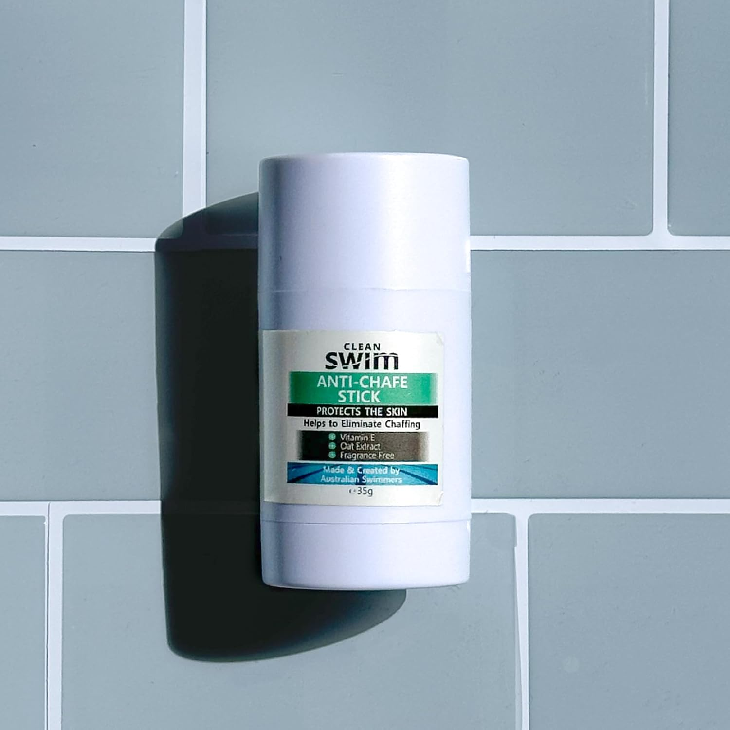 CLEAN SWIM Anti-Chafe Stick to Protect Your Skin with Vitamin E & Oat Extracts 35G image number 1