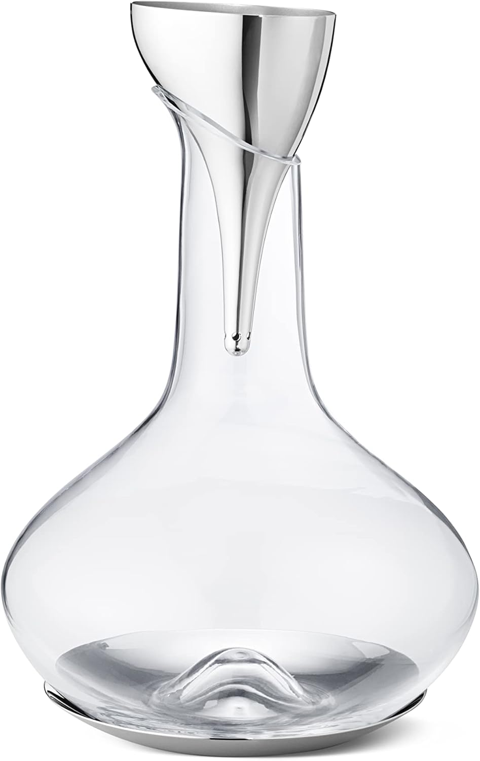 Georg Jensen Sky Collection Stainless Steel Aerating Wine Funnel with Filter image number 3