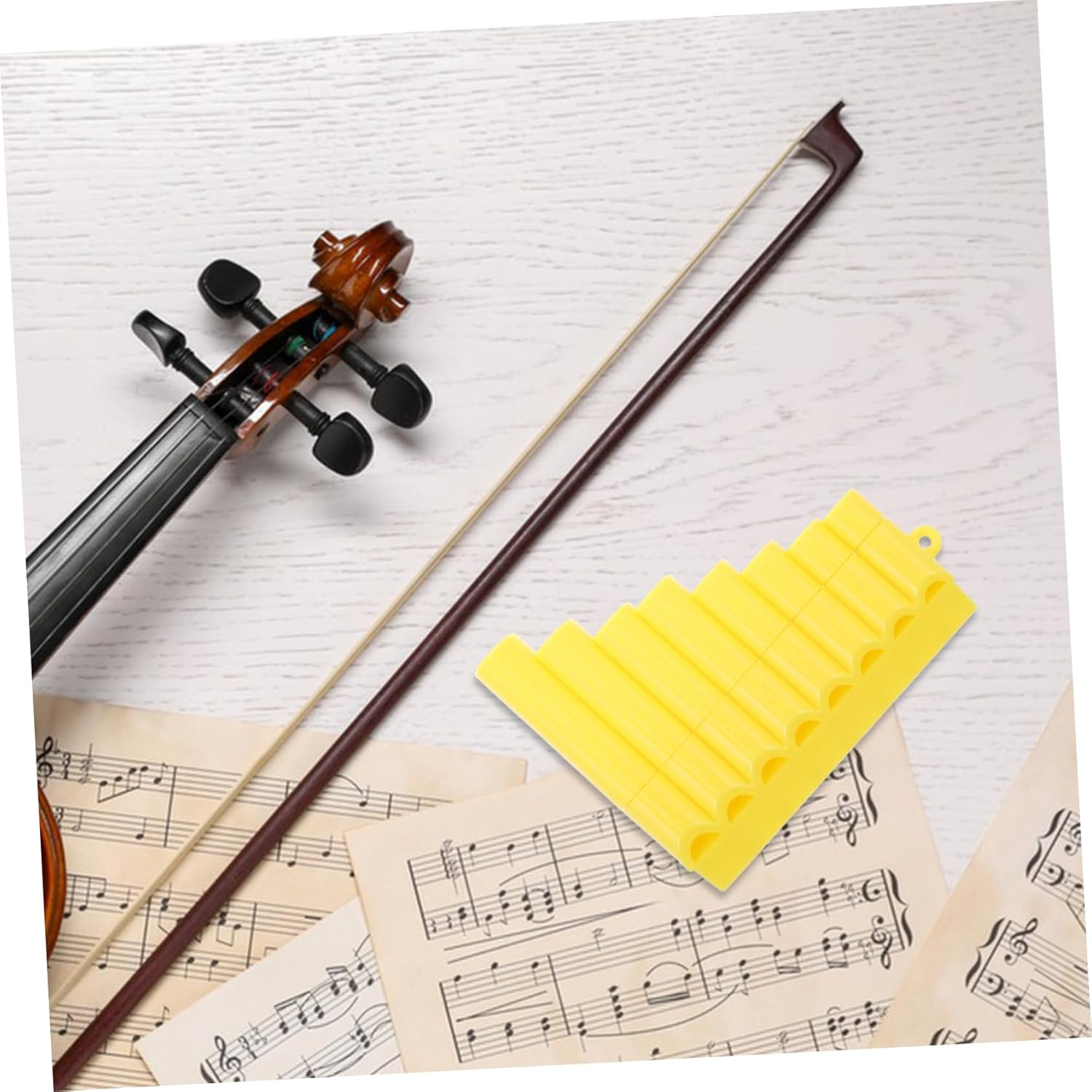 Vaguelly 8 Hole Soprano Recorder Flute for Boys and Girls Toddler Musical Instruments Bamboo Pan Flute Bongos for Beginners image number 3