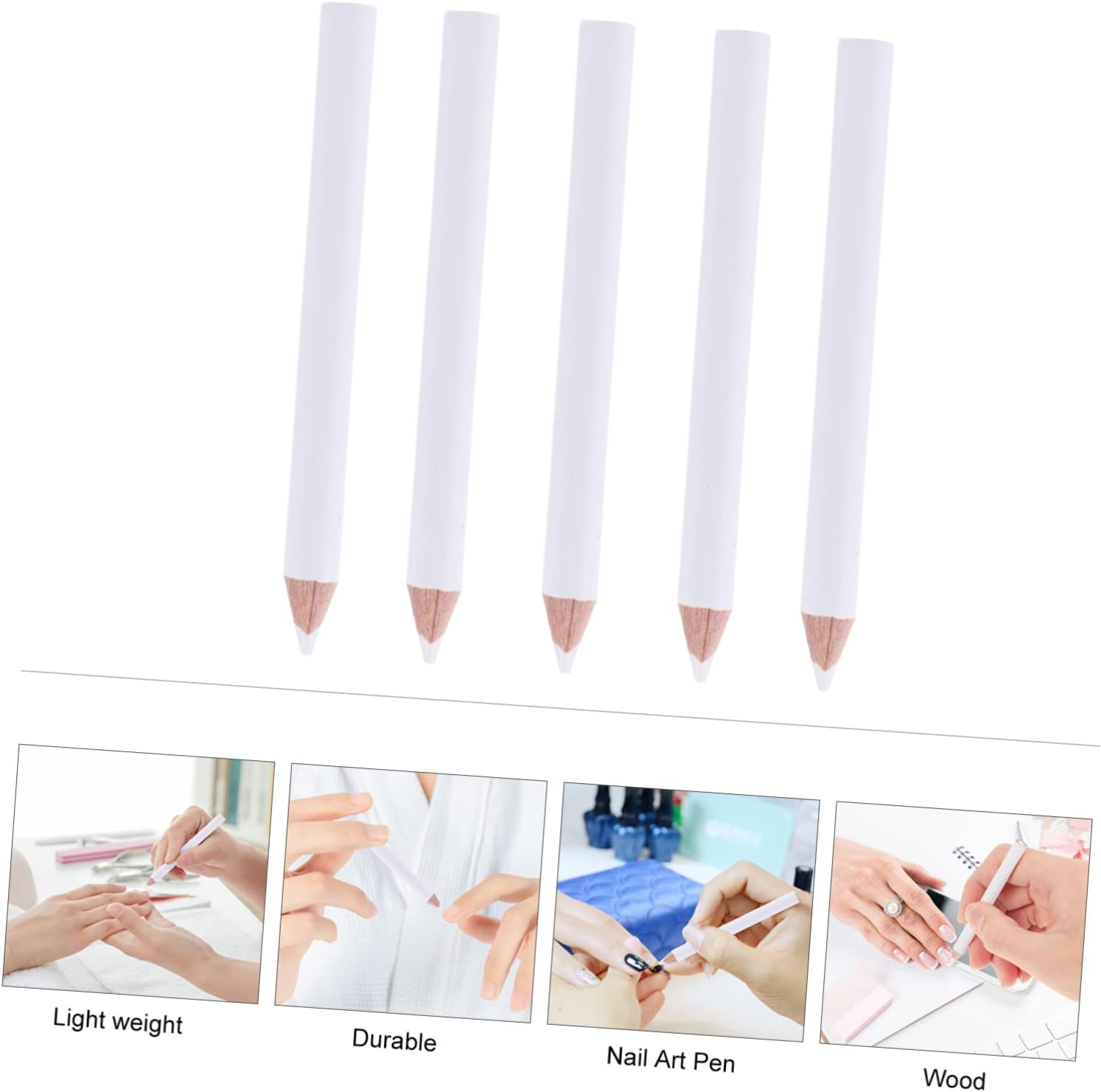 Minkissy 30Pcs Dual-Ended Rhinestone Picker Pens for Nail Art Dotting Tools Wax Tip Manicure Supplies for Gem Application and Decoration