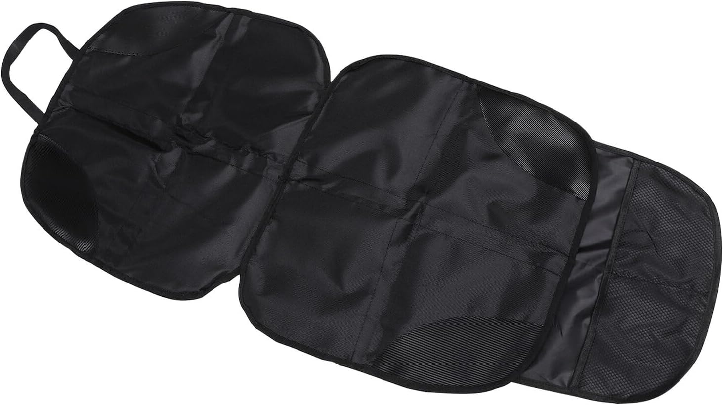 DECHOUS Car Seat Protector Mat with Padding and Large Mesh Storage Pockets Auto Protector for Seats Easy Installation Black Cover for Car Interior Cleanliness image number 3
