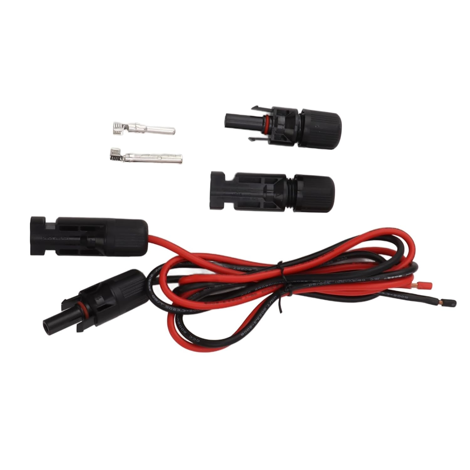 TUWEI Solar Cable, 104Cm/40.9" Power Cable, Compatible with Solar Panel, Battery Pack, Power Station & More, 2-Pack image number 2