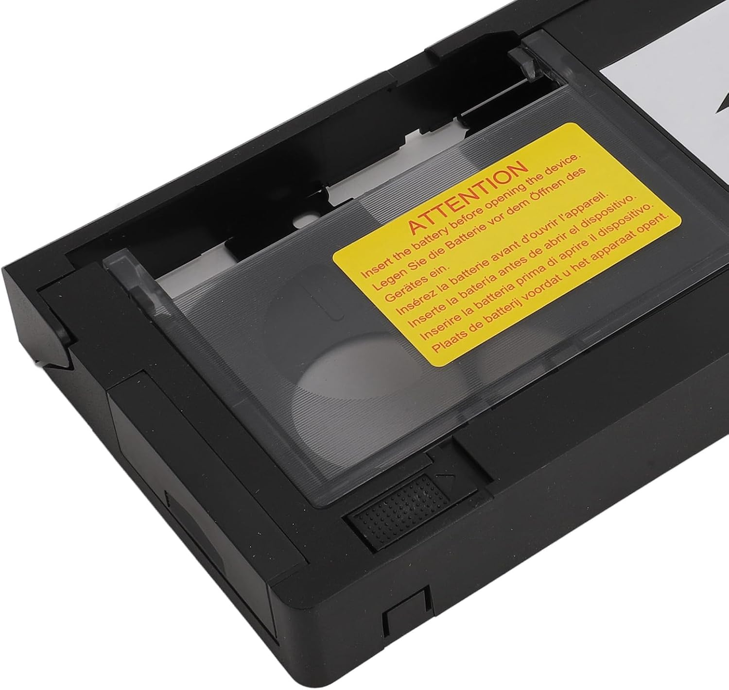 Camcorder Cassette Adapter Playback Video Cassette Adapter for VHS-C Tapes Motorised Operation One Button Control [Easy Operation] ABS Material