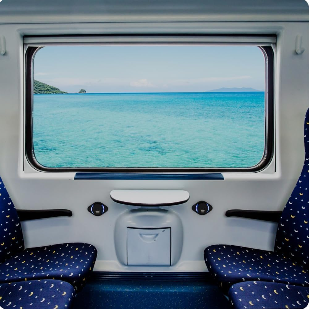 12V Car USB Charging Socket, PD3.0 QC3.0 36W Dual USB Output Plate, Fast Charging Power Supply Socket with Blue LED for Motorcycles Boats Marine image number 2