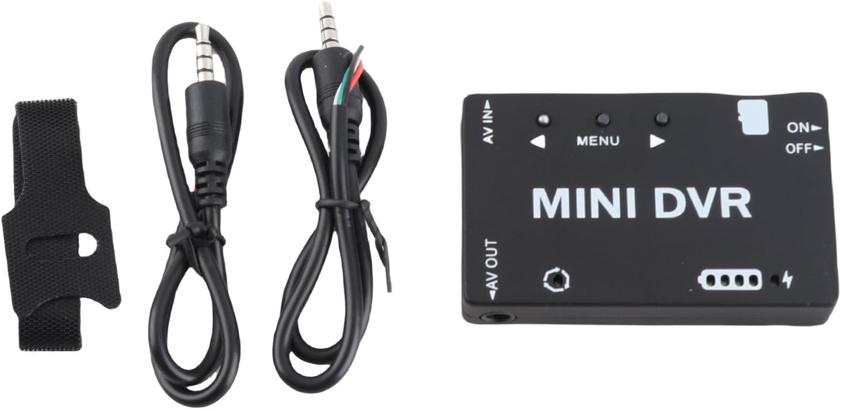 ASHATA Compact Mini FPV DVR Module with Multi-Language Menu - Video Audio Recorder for RC Models and RC Drone Accessory