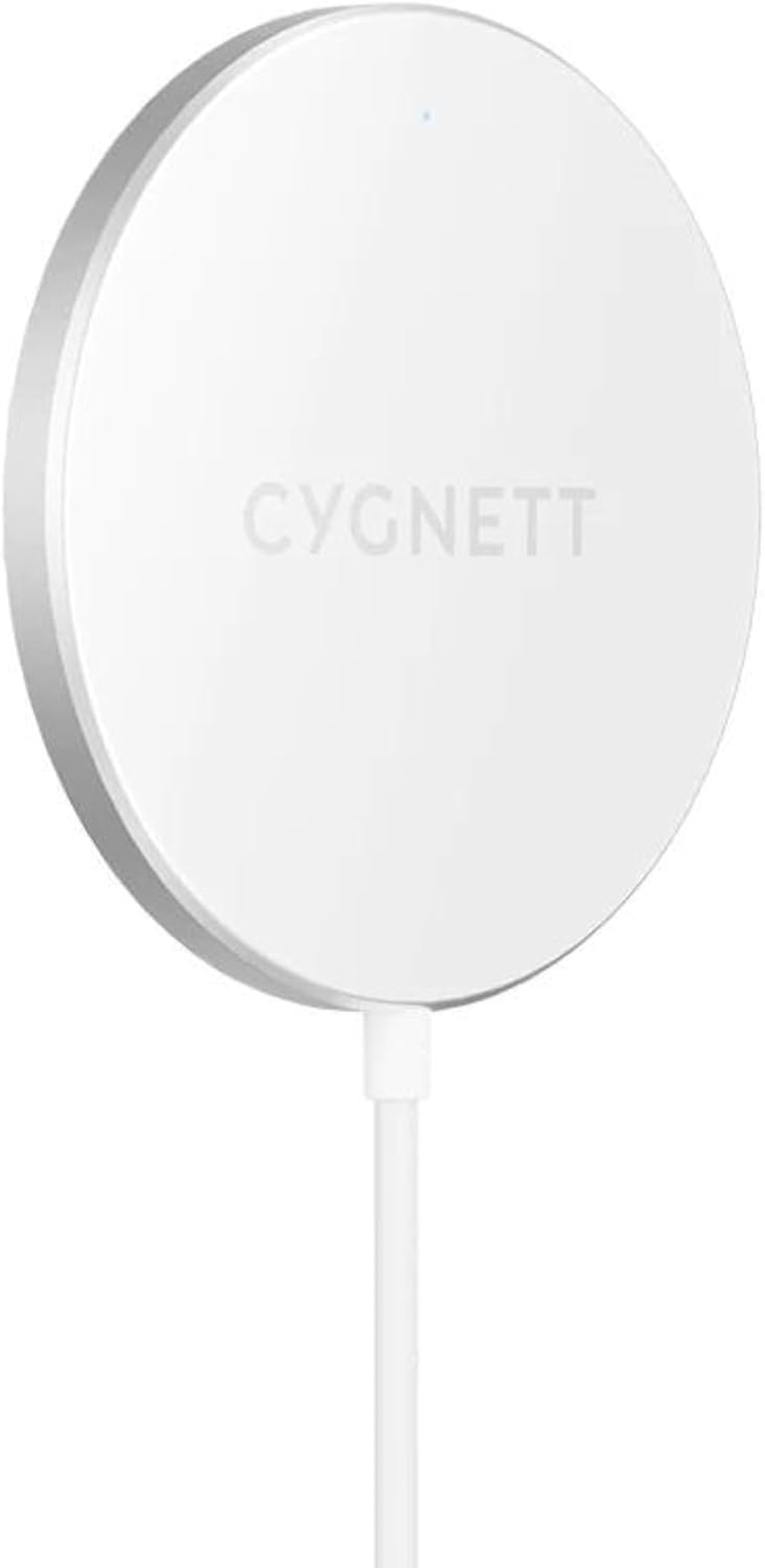 Cygnett 15W Magnetic Wireless Charging Cable, White, 1.2 Meter