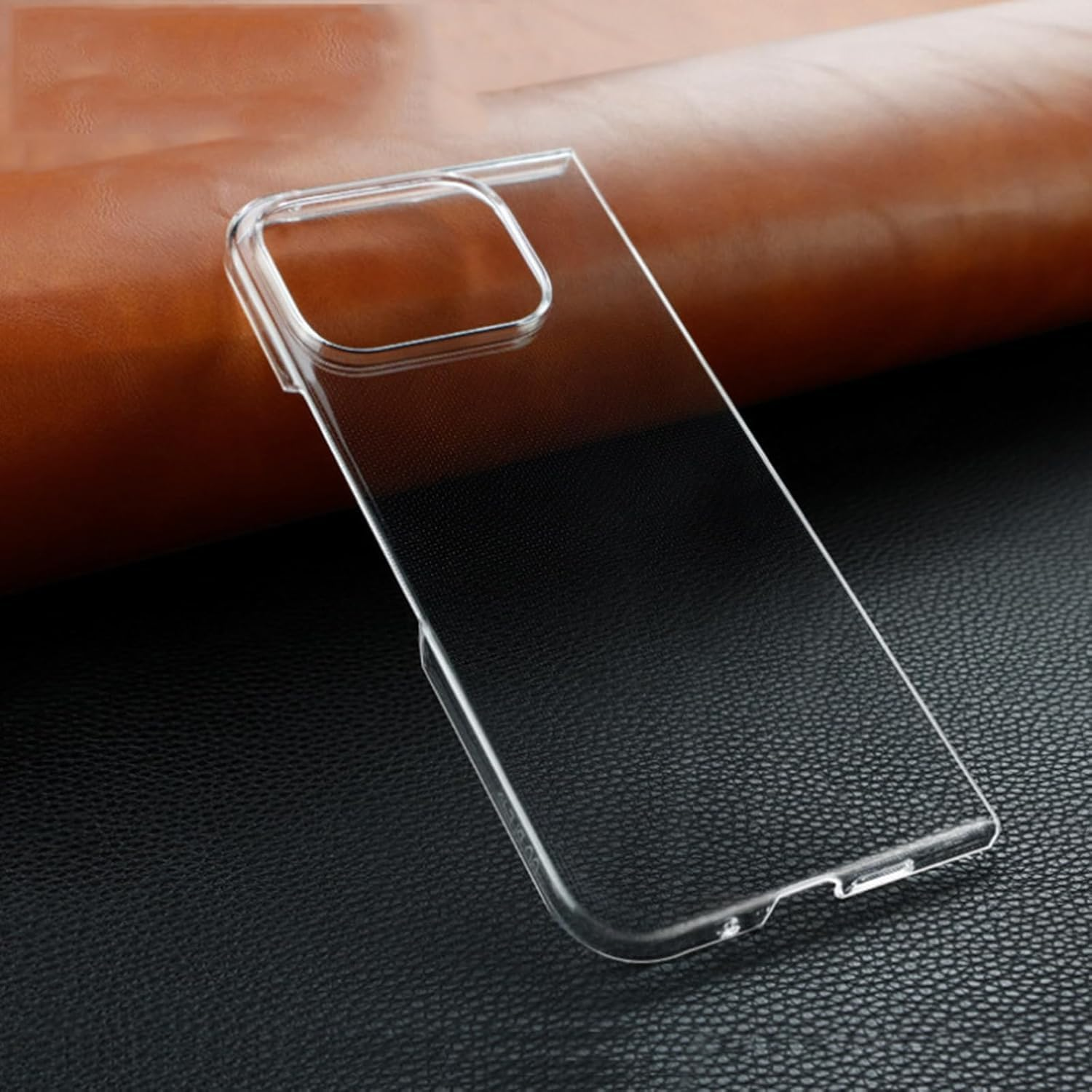 T Tersely Clear Case Cover for Google Pixel 9 Pro Fold (2024), Slim Fit PC Hard Back, Ultra Clear, Shockproof Crystal Protection, [Anti-Yellowing] image number 5