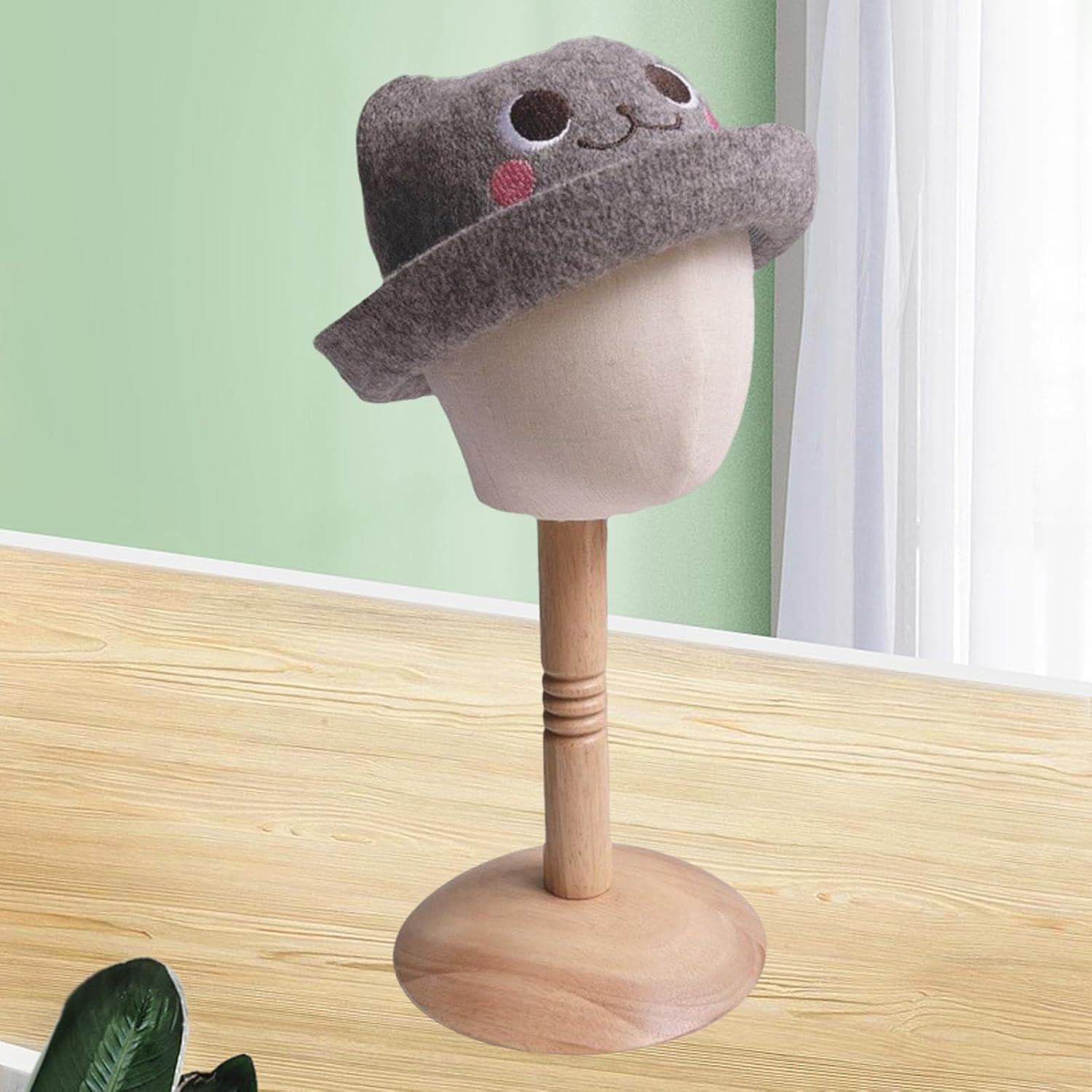 Eigell Children Head Model with Base Infants Head Mannequin Display Sturdy Freestanding Hat Stand Display Child Hat Organizer Stand image number 5
