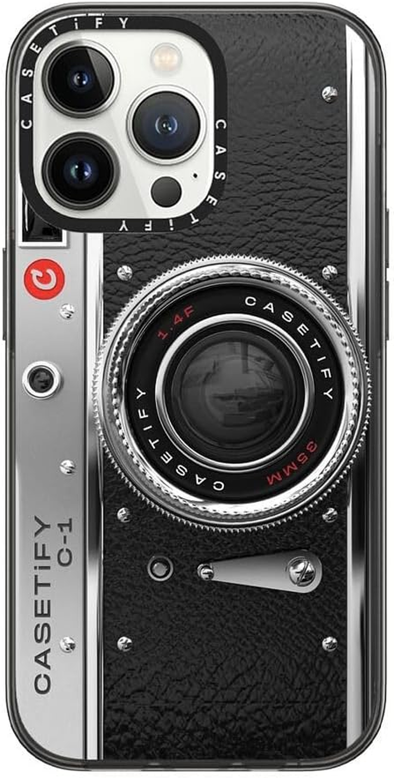 Casetify Compact Iphone 15 Pro Max Case [4 Ft. 2X Military Grade Drop Protection/Slim/Lightweight] - My Succulent Garden - Clear Black