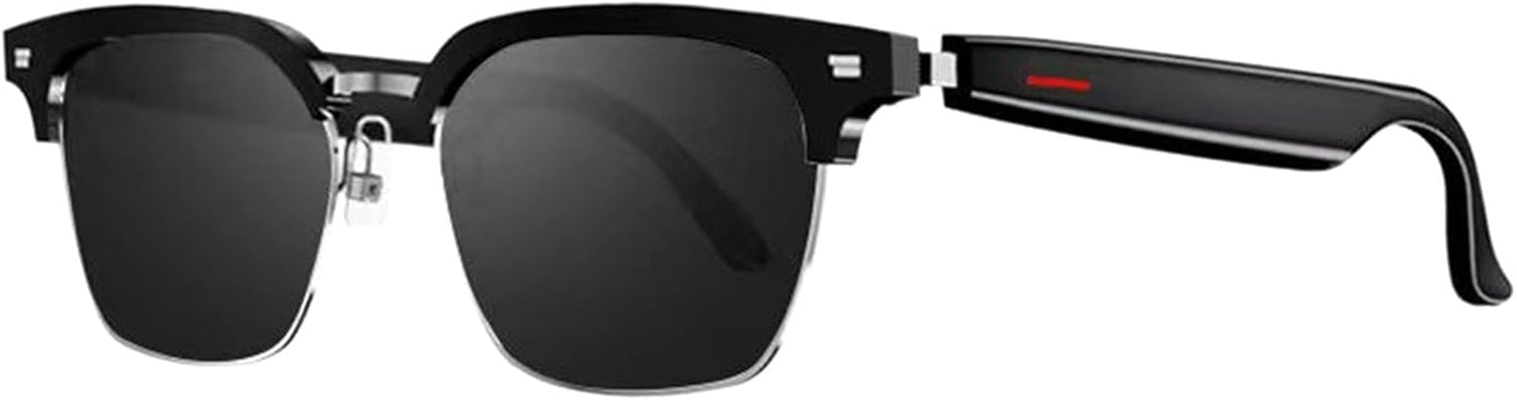 Smart Glasses with Speakers - Bluetooths Audio Glasses, Wireless Open-Ear Headphones | Handsfree Music & Call Glasses for Men & Women, UV Protection Lenses, Touch Control, Voice Assistant Compatible