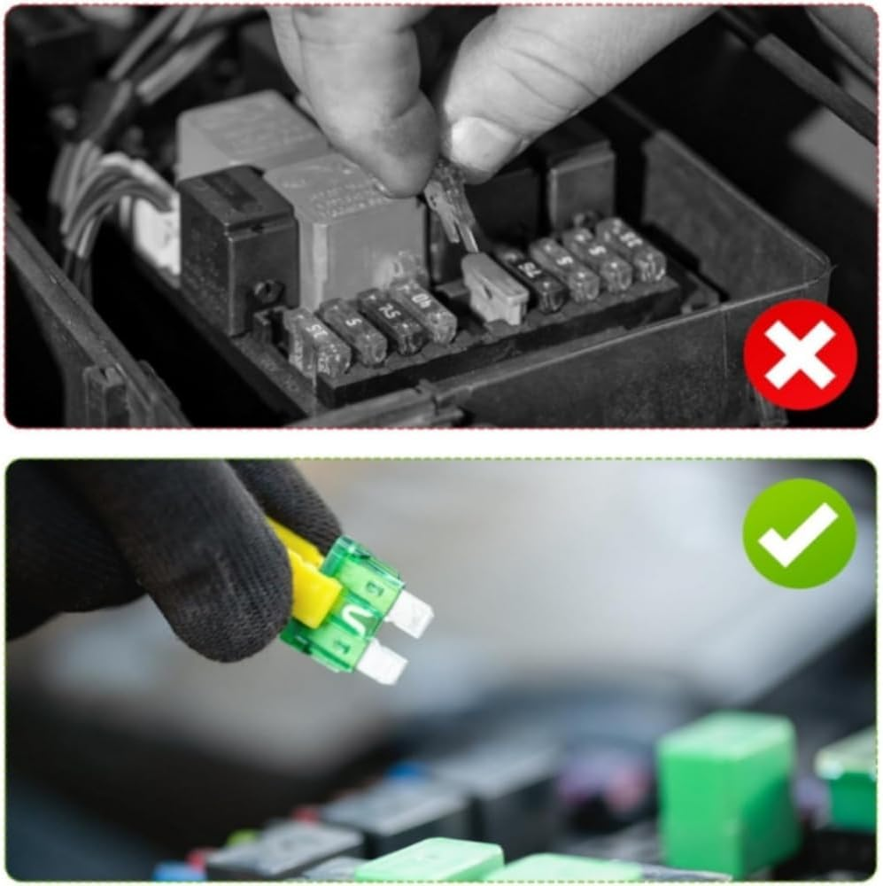 Fuse Puller Pliers Mini Fuse Extractor Pullers, Fuse Puller Extraction Tool Car Automobile Fuse Clip Tool Fuse Removal Tool,Car Fuse Puller Car Extractor Car Fuse Puller Extraction Tool for Car（8Pcs） image number 2