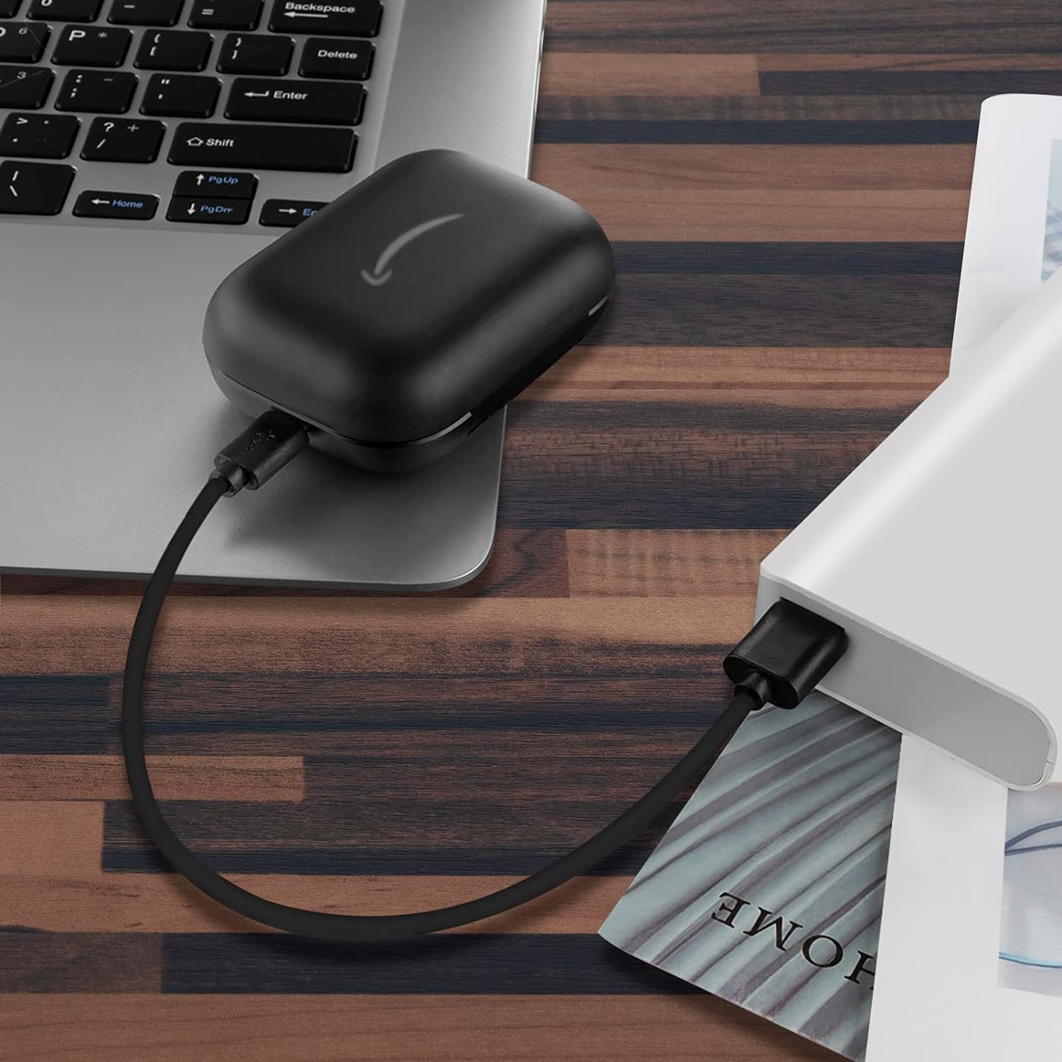 Geekria USB Headphones Short Charger Cable Compatible with Bose QC35II QC35 QC25, JBL T450BT 700BT, Sony WH-CH700N WH-H900N, USB to Micro-Usb Replacement Power Charging Cord (1Ft/30Cm) - White image number 5