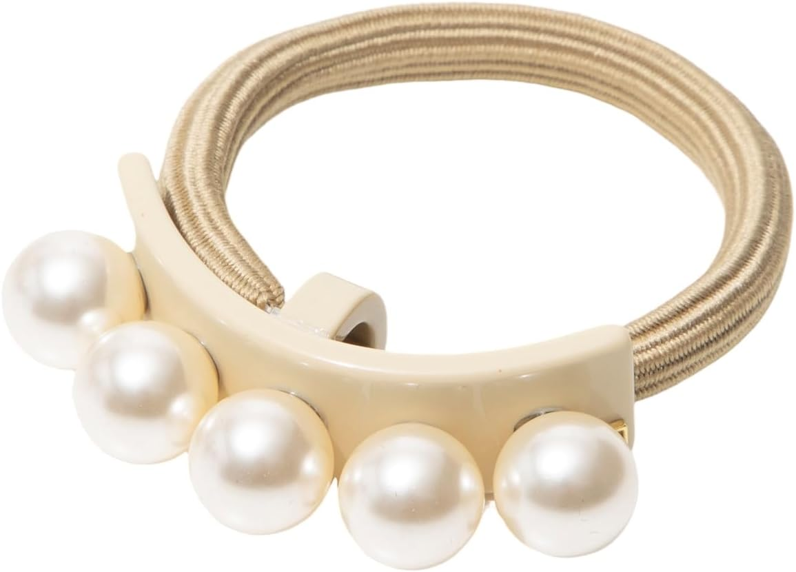 ALEXANDRE DE PARIS APY-18076-02 BEIGE (S) TIMELESS Hair Rubber image number 2