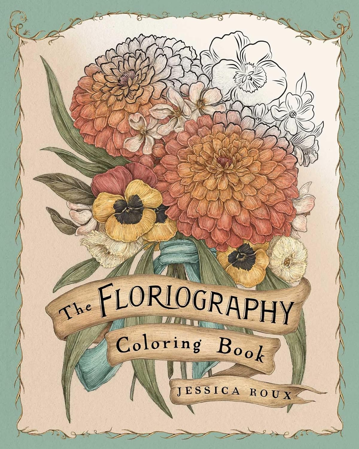 Floriography Coloring Book image number 4