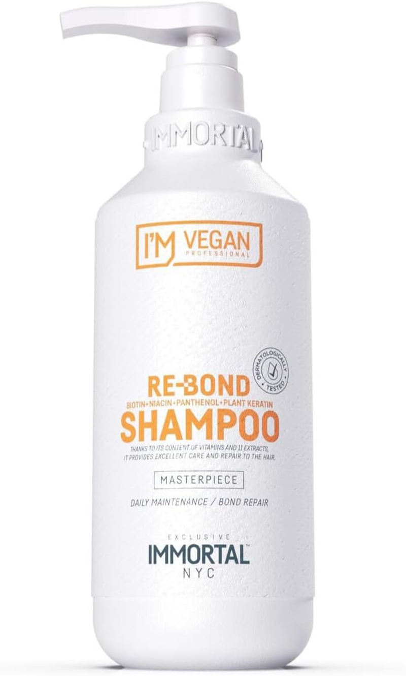 Immortal NYC I M Vegan Re-Bond Shampoo 500Ml image number 4