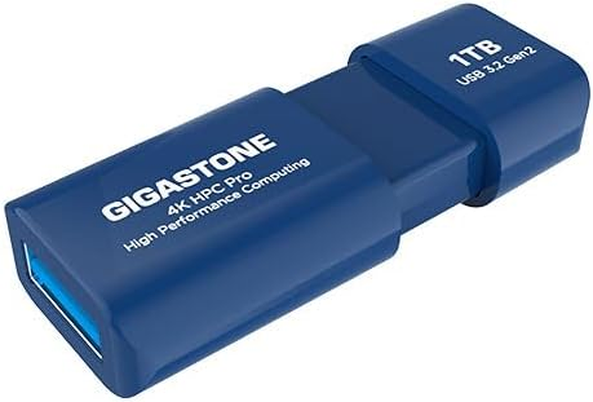 GIGASTONE Z80 1TB USB 3.2 Gen2 Solid State Drive, High Speed 1000Mb/S, Capless Retractable Design Pen Drive, Carbon Fiber Style, Reliable & Durable, USB 2.0 / USB 3.0 / USB 3.1 Interface Compatible image number 4