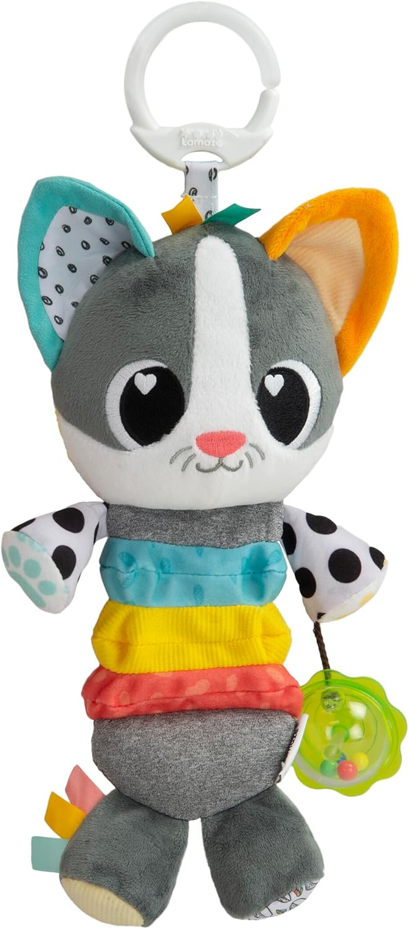 Lamaze Millie the Cat Clip & Go Baby Toy image number 2