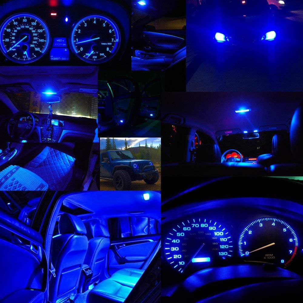 Blyilyb 20-Pack Blue T5 74 73 17 Wedge Led Bulb for 12V Car Dash Dashboard Instrument Panel Cluster Light Bulb Replacement image number 4