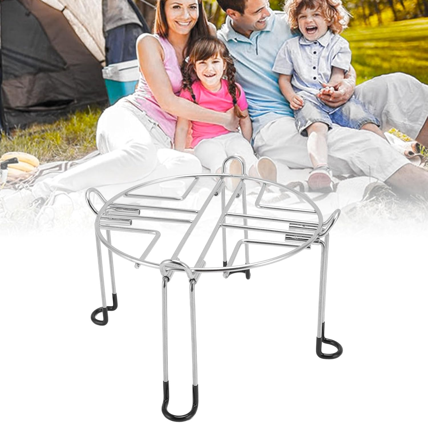 Water Filter System Stand, 6 Inches Tall Stainless Steel with Non-Slip Feet - Detachable Multi-Use Water Dispenser Countertop Stand for Berkey