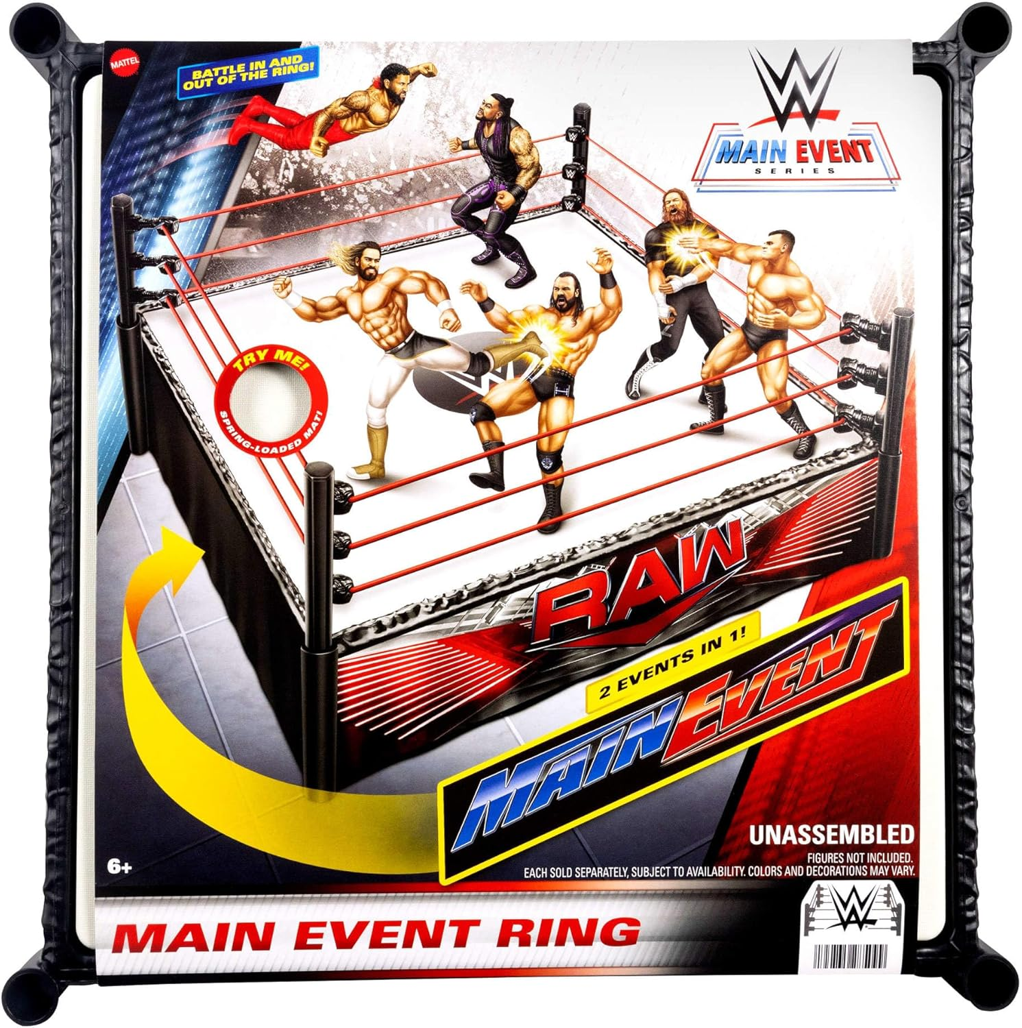 Mattel WWE Main Event Ring image number 1