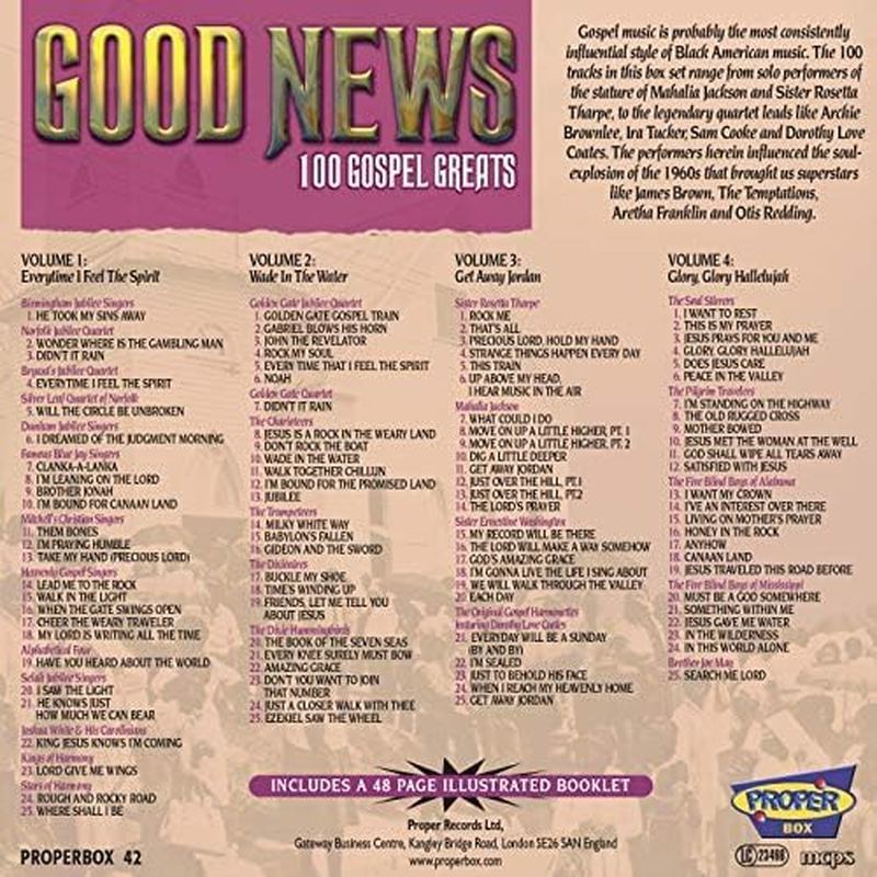 Good News: 100 Gospel Greats / Various image number 4