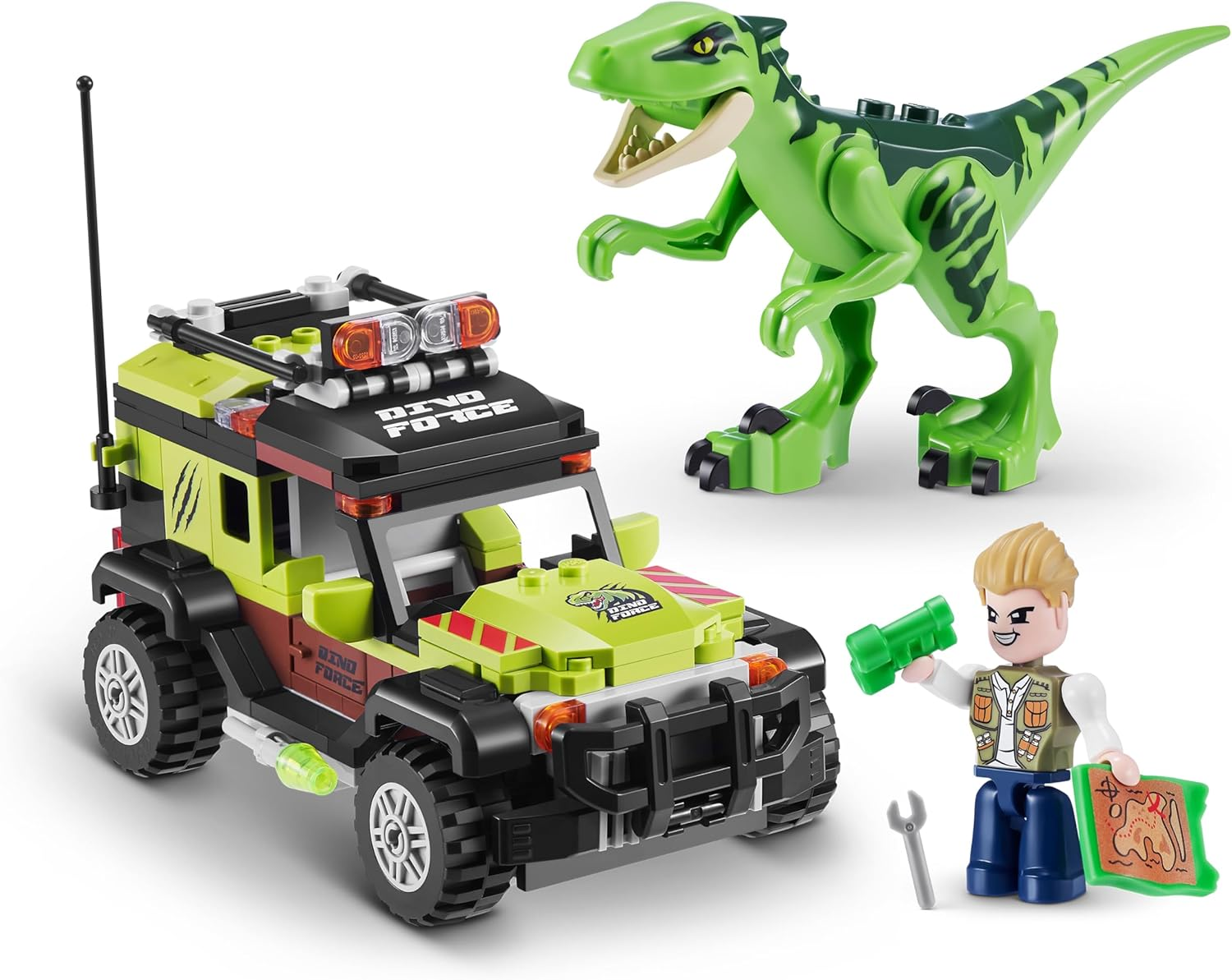 ZURU MAX Build Dino Escape Egg Capsule 252 Bricks image number 5