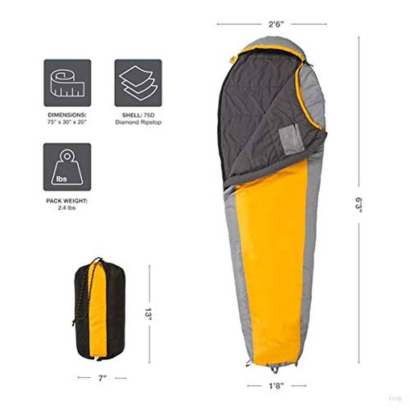 TETON Sports Trailhead Scout-7C Ultralight Sleeping Bag image number 6