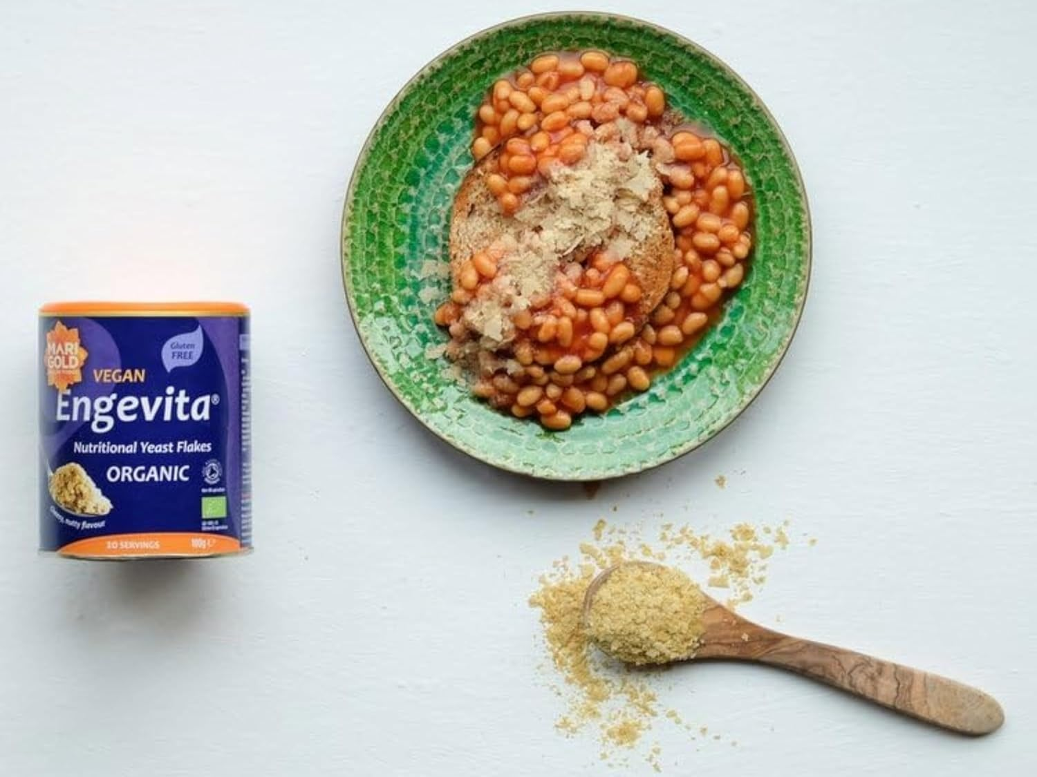 Marigold Engevita Yeast Flakes Organic Purple 100G