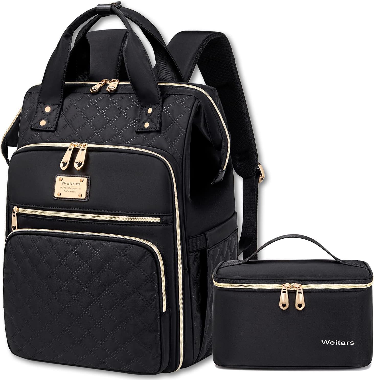 Weitars Lunch Backpack for Women,15.6 Inch Laptop Backpack for Women Backpack, Travel Backpack,Work Backpack for Women