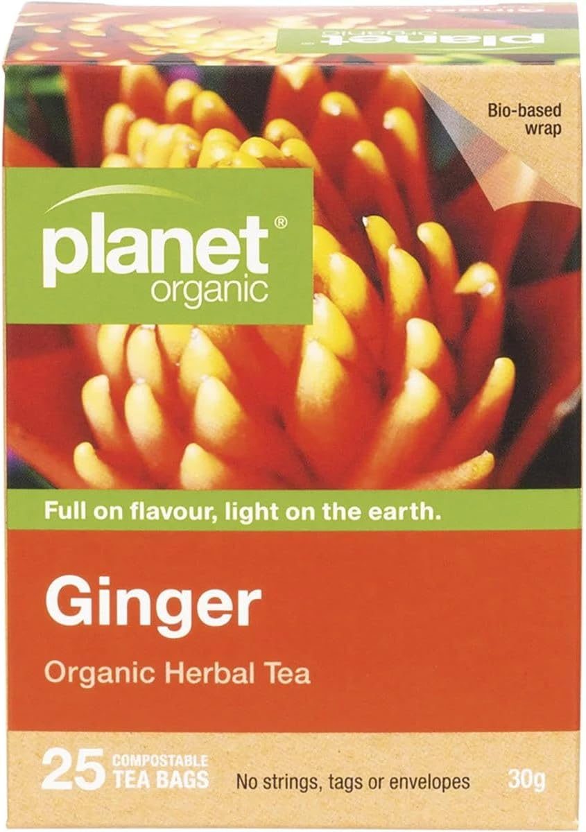 Planet Organic Ginger 25 Tea Bags image number 1
