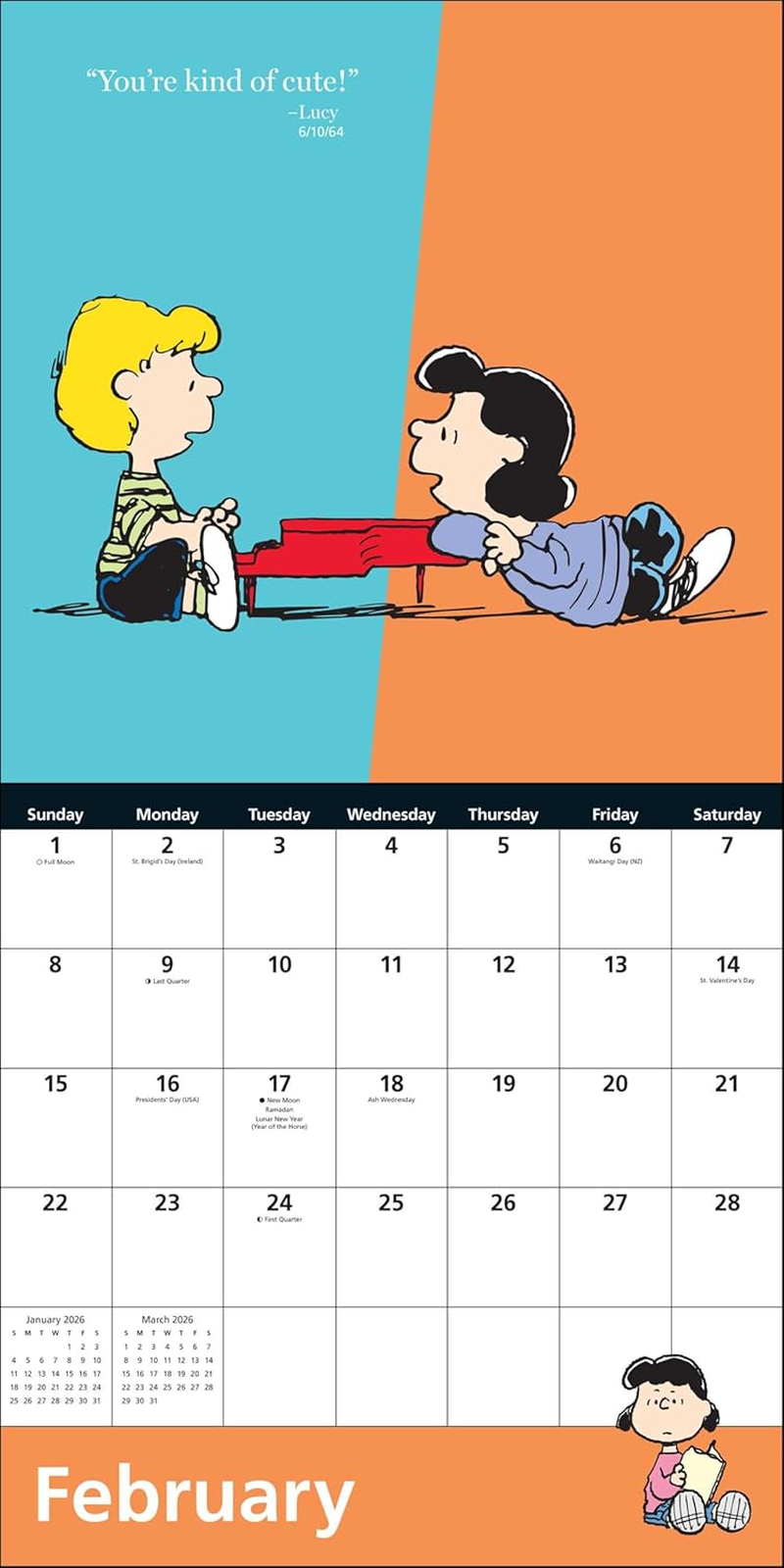 Peanuts(R) 2026 Wall Calendar image number 2