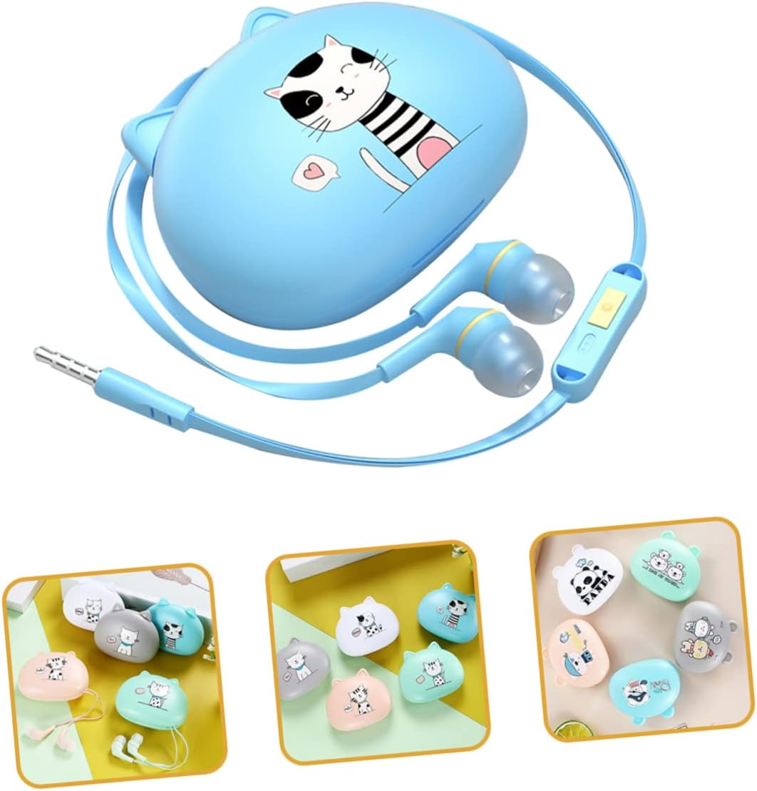 Mikinona -Ear Wired Earphones with High Sound Quality for Popular Smartphones, Universal Earbuds Cable Compatible with Dc5.00V Devices, Lightweight Phone Accessories for Gaming and Daily image number 2