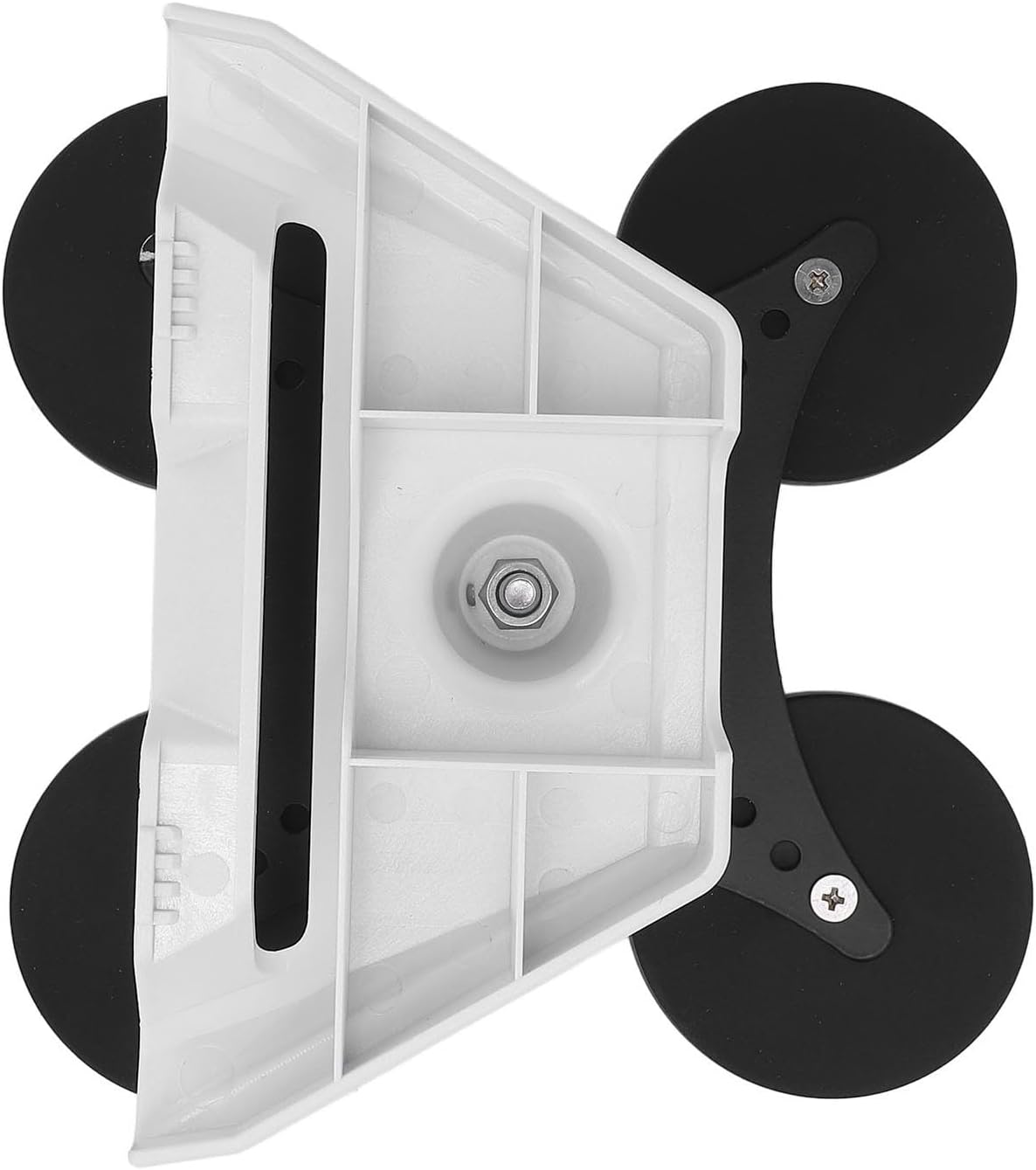 Mini Roof Mount, Mini Mounting Kit, Magnetic Mount Bracket with Pipe Adapter and Screw Nut for RV Car Roof, Stainless Steel for Internet Satellite image number 4