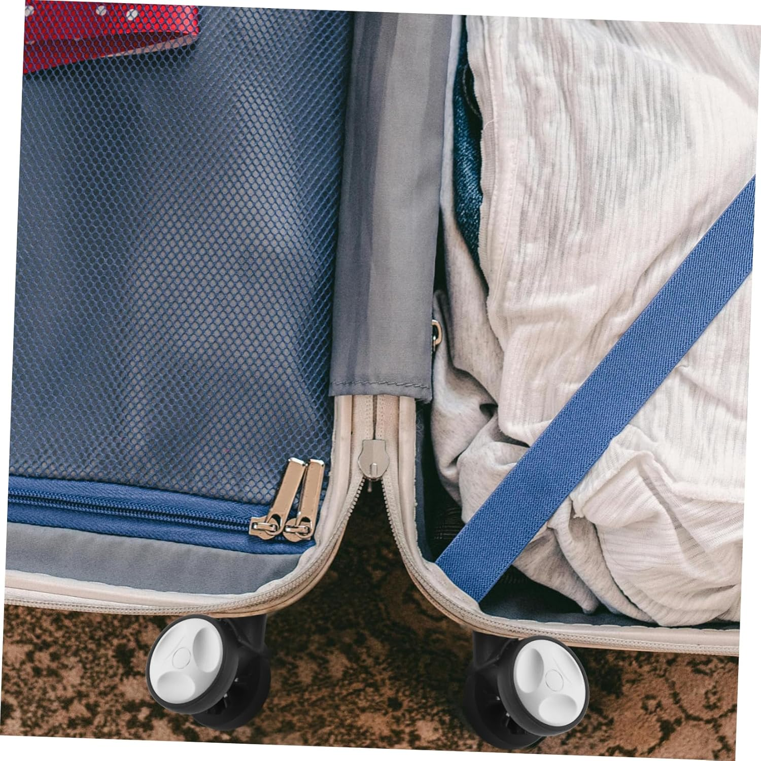 TOVINANNA Luggage Wheel Replacement Swivel Wheels for Suitcase Travel Repair Luggage Accessories image number 4