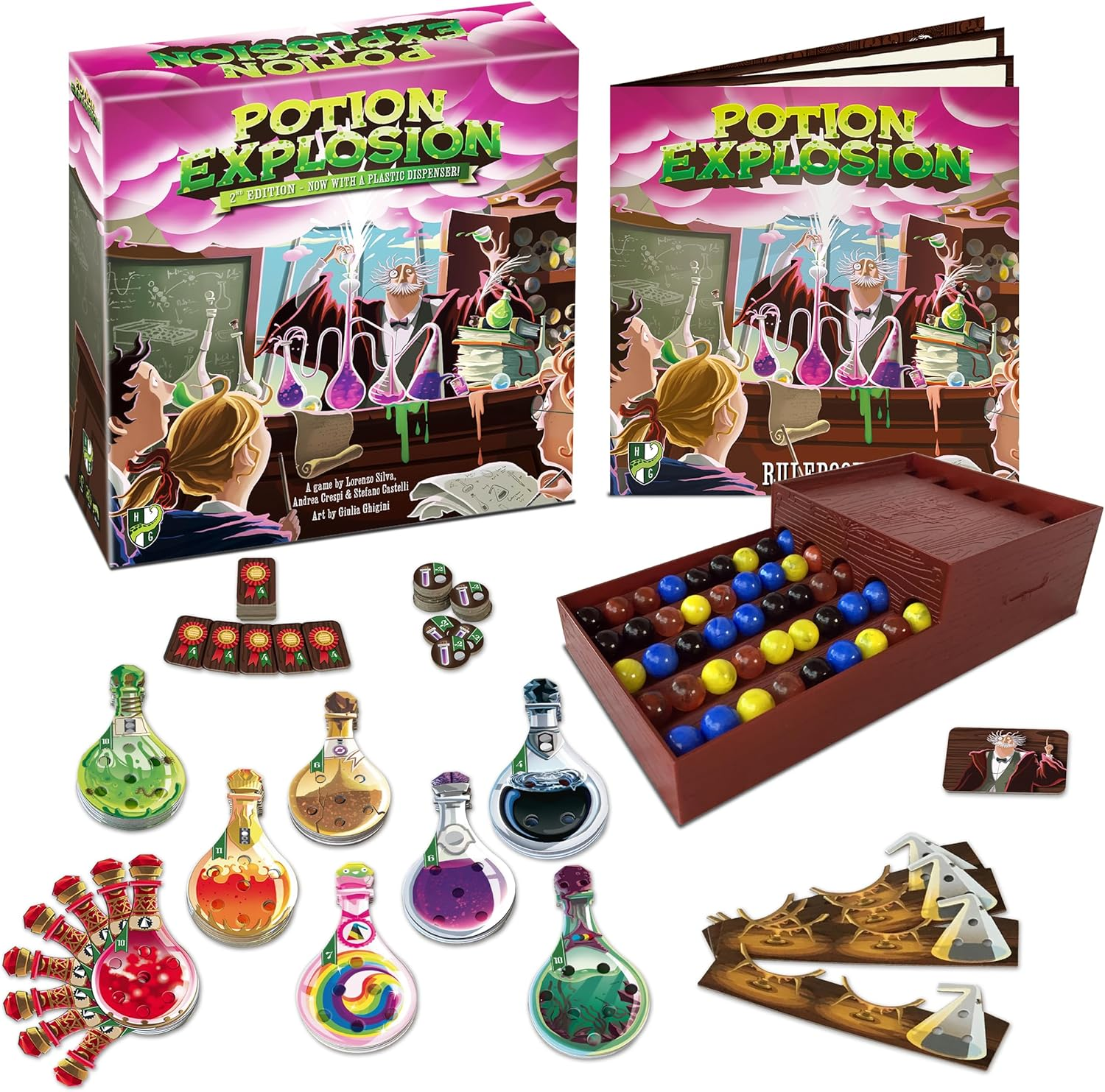 CMON Potion Explosion - Magical Potion-Making Board Game for 2-4 Players, Ages 8+ image number 3