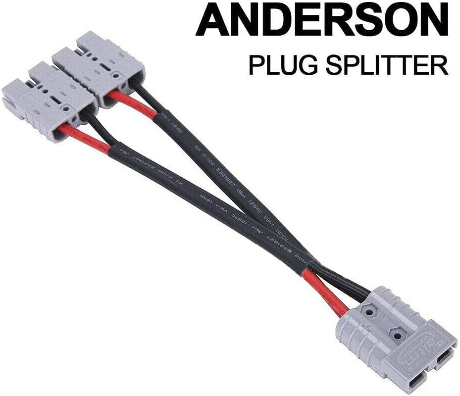 50 Amp Anderson Plug Connector Double Y Adaptor 6Mm Automotive Cable image number 4