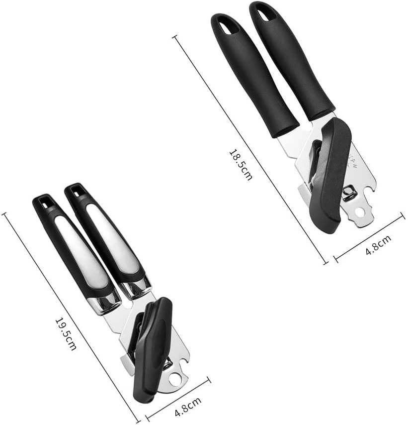 HIGHROCK Multi-Function Opener Kitchen Can Opener, Jar Opener & Tin Opener, Manual Can Opener, Portable Can Opener (Black) image number 1