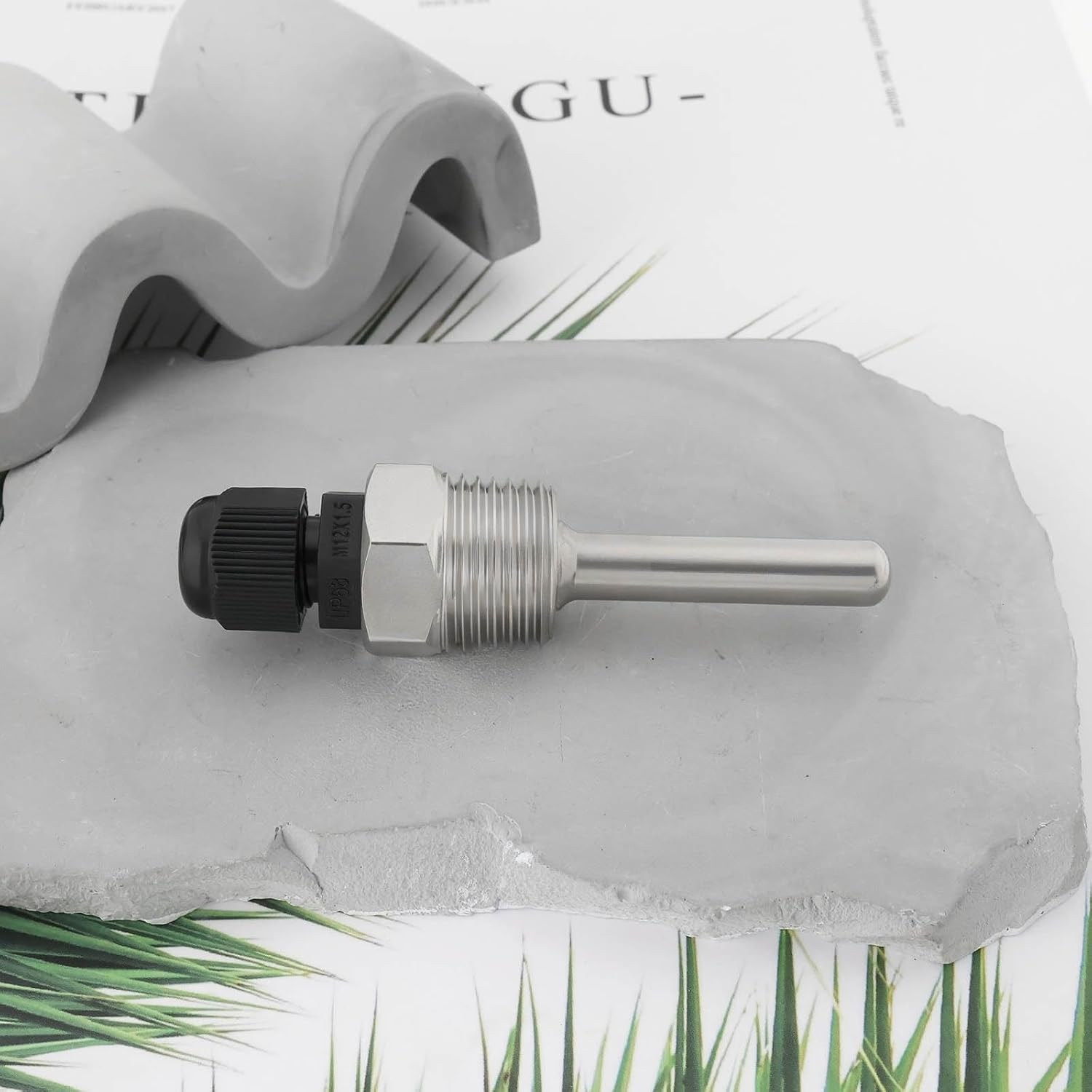 OTOTEC 2Pcs Immersion Sleeve Pocket Thermowell G1/2" 304 Stainless Steel Temperature Sensor Immersion Sleeve Pocket Tool for Temperature Sensor 6Mm Heater(8X50Mm) image number 1