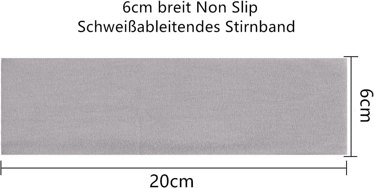 LATRAT Pack of 3 Yoga Headbands, Stretchy Cotton Head Band, Non-Slip Soft Thin Headband, Fashionable Hair Wrap, Elastic Headband for Sports, Running, Exercise, Gym image number 6