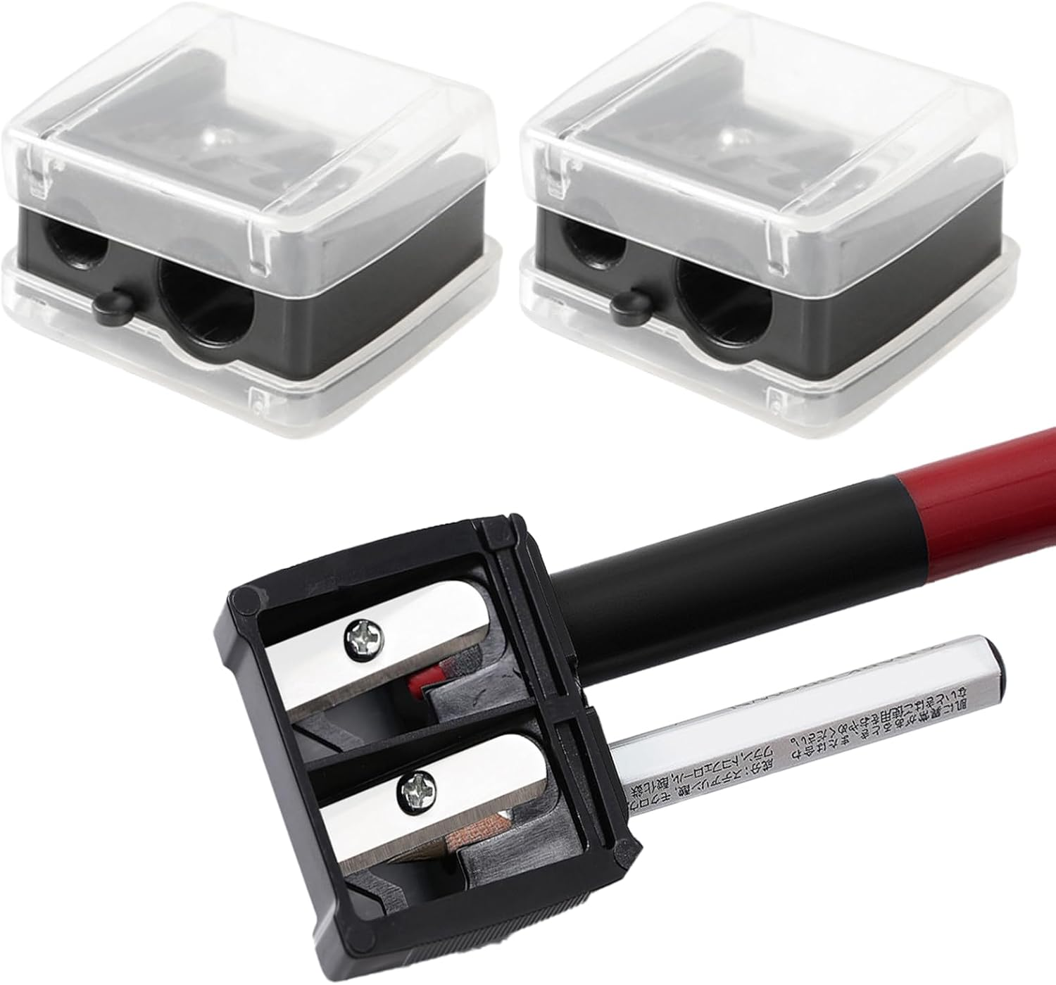 2 X Makeup Sharpener/Cosmetic Sharpener (Black 4)