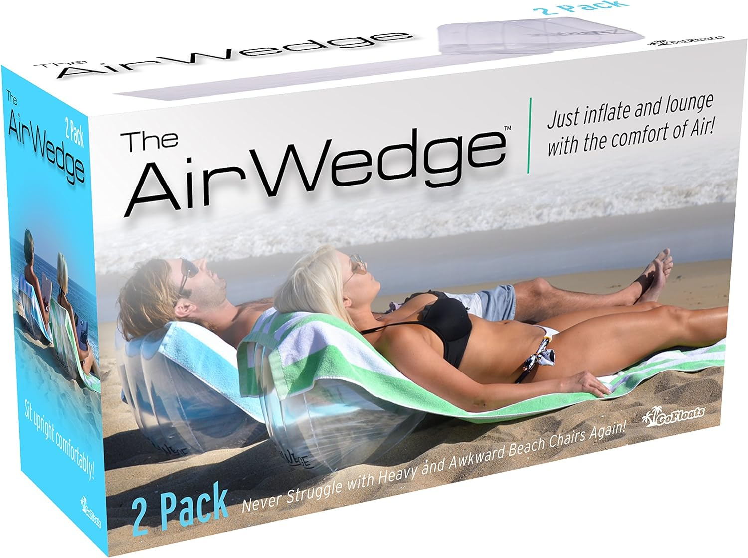 Gofloat Aw-02 Airwedge Inflatable Beach Chair image number 6