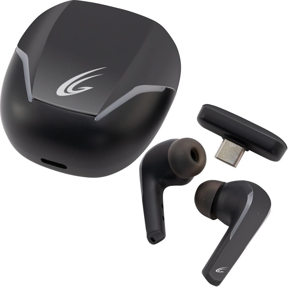 Cyber Wireless Gaming Earphones (For PS5 / Switch/Pc) Black image number 1