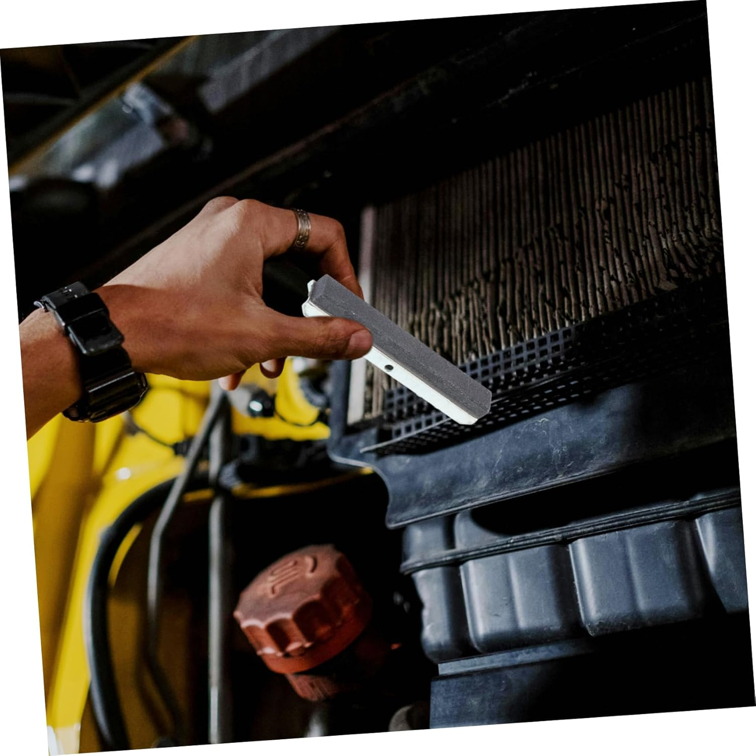 GETAJGHSD 3Pcs Cylinder Stones and Screws for Engine Cylinder Grinding Hand Tools for Car Maintenance and Polishing image number 2